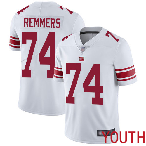 Youth New York Giants #74 Mike Remmers White Vapor Untouchable Limited Player Football NFL Jersey->new york giants->NFL Jersey